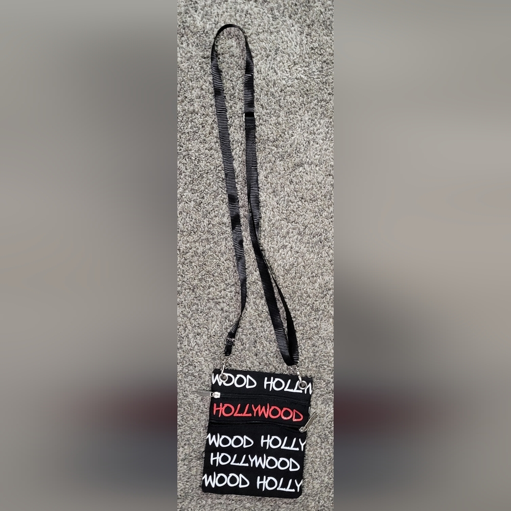 Robin Ruth Hollywood Black and Red Crossbody Bag